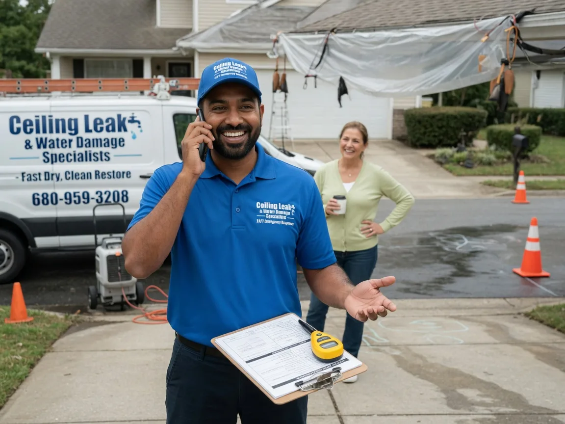Ceiling Leak Cleanup Reeder, ND FAQs